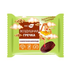Воздушный Гречка в молочном шоколаде, 26 г ВАСТЭКО