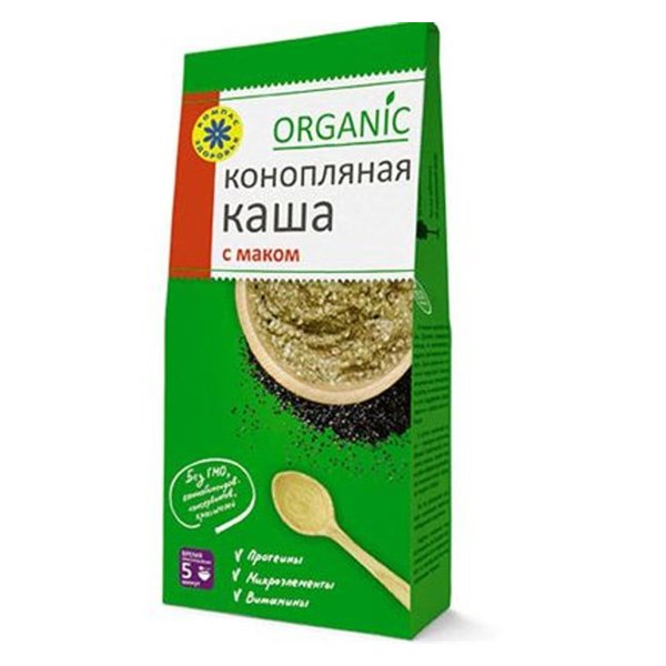 Каша конопляная с Маком от Компас Здоровья 1 Каша конопляная с Маком, 250 г (Компас Здоровья)