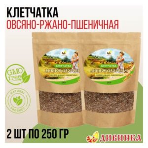Клетчатка овсяно-ржано-пшеничная, 250 г Дивинка