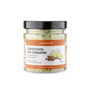 Соль Экосоль с индийскими пряностями (стекло), 180 г