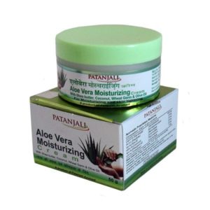 Крем для лица с алое и миндалем, Patanjali, 50 г (Аюрведа)