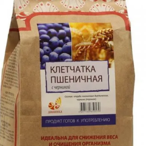 Клетчатка пшеничная с черникой от ТМ «Дивинка»