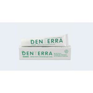 Зубная паста DENTERRA "Освежающая мята" Classic, 50 мл (Гринмания)