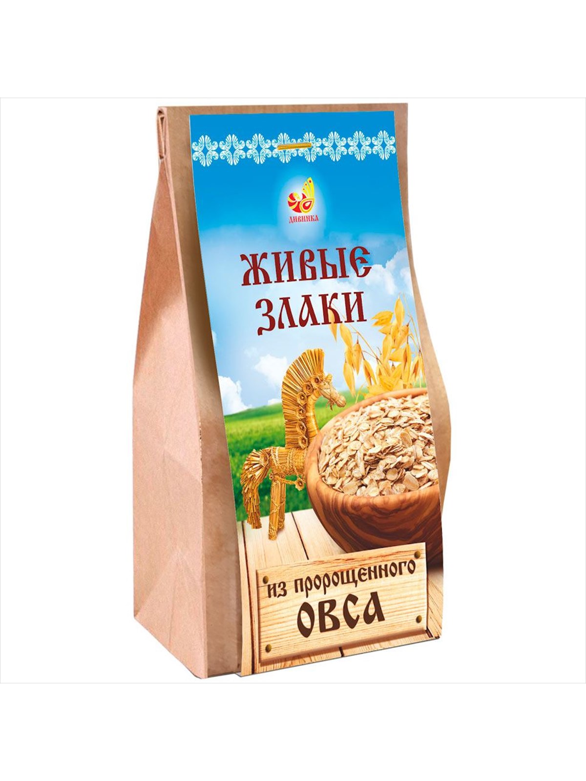 Живые злаки из пророщенного овса, 300 г Дивинка 1 00 00002922 4934fe2782d1