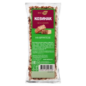 Батончик Козинак из полбы на фруктозе , 23 г ВАСТЭКО