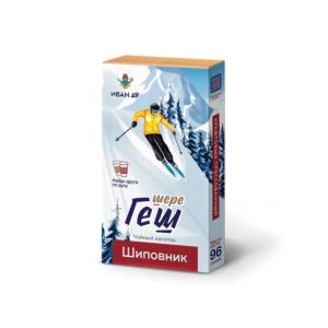 Напиток чайный Иван да "Шерегеш", плитка 96 гр, Шиповник
