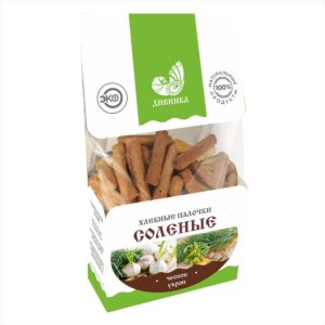 Хлебные палочки цельнозерновые соленые (чеснок, укроп), 220 г Дивинка