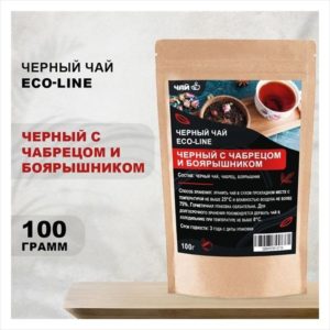 Эко-чай черный "С чабрецом и боярышником"