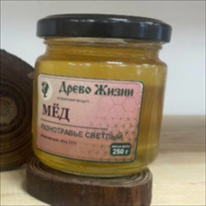 Мёд разнотравье (светлый), 250 г (Алтай)