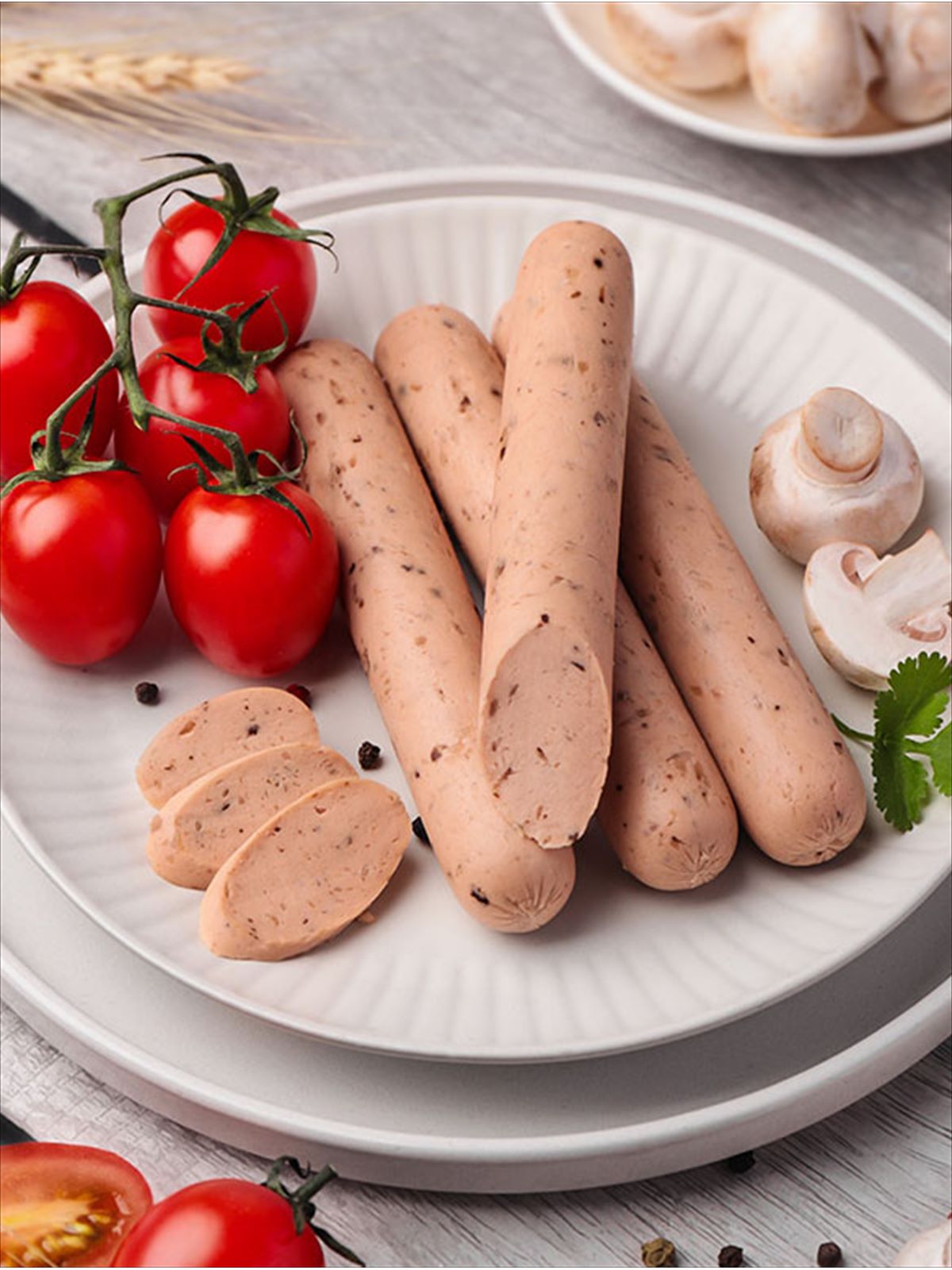 Растительные сосиски «С грибами» от «Высшего вкуса», 200 г 1 DM 00007065 8fbbf78e9b25