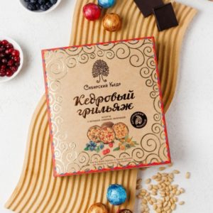 Конфеты "Кедровый грильяж ассорти", 120 г Сибирский кедр