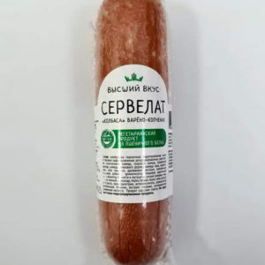 Колбаса варено-копченая "Сервелат", 150 г Высший вкус