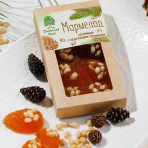 Мармелад "Сосоновый с кедровыми орешками", 110 г Сибирский кедр