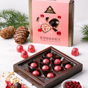Конфеты "Кедровая комета с клюквой", 120 г Сибирские конфеты
