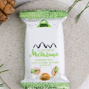 Батончик "Кедровая метелица с фисташкой", 40 г Сибирские конфеты