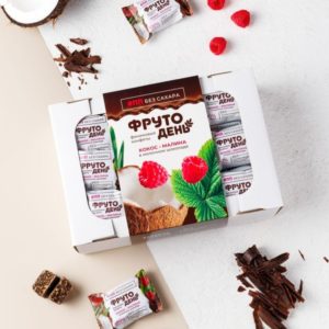Конфеты "Фрутодень" Кокос-малина в молочном шоколаде, 18 г Сибирский кедр